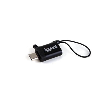 Iggual Adaptador Usb Otg Tipo C A Usb A 3 1 Negro